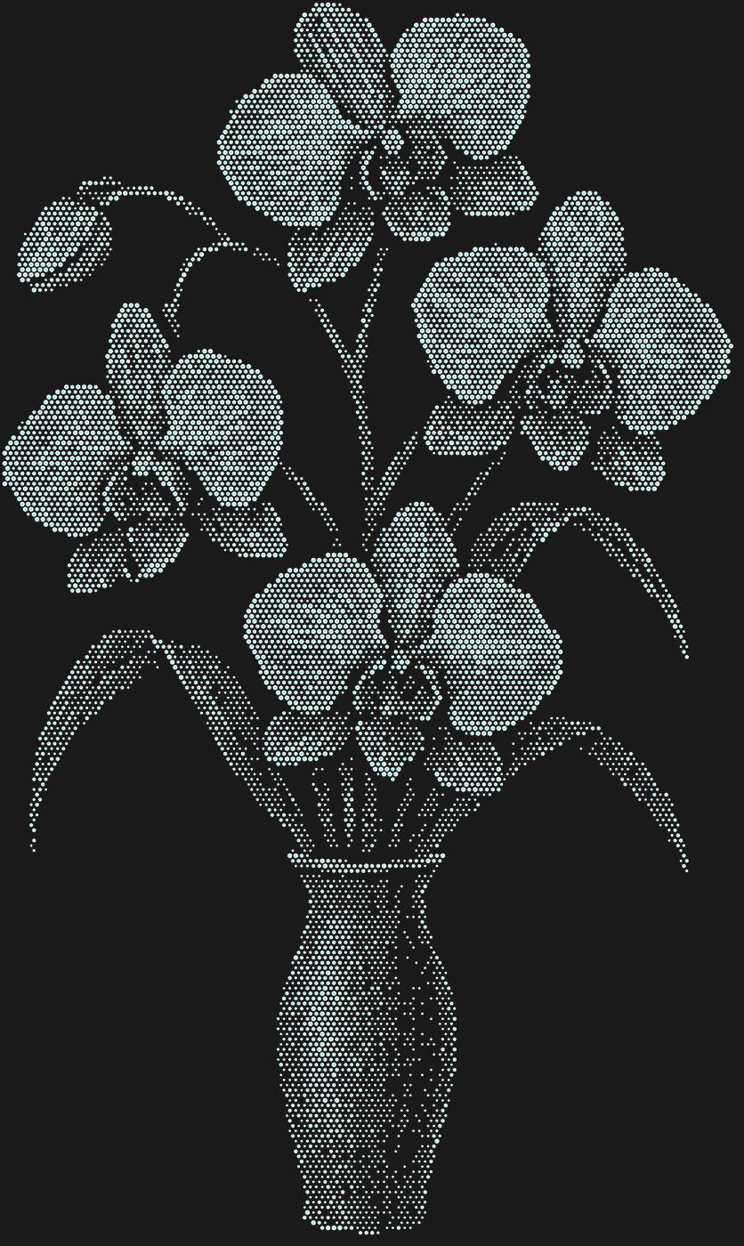 Трафарет Охидеи — ORCHIDVASE1