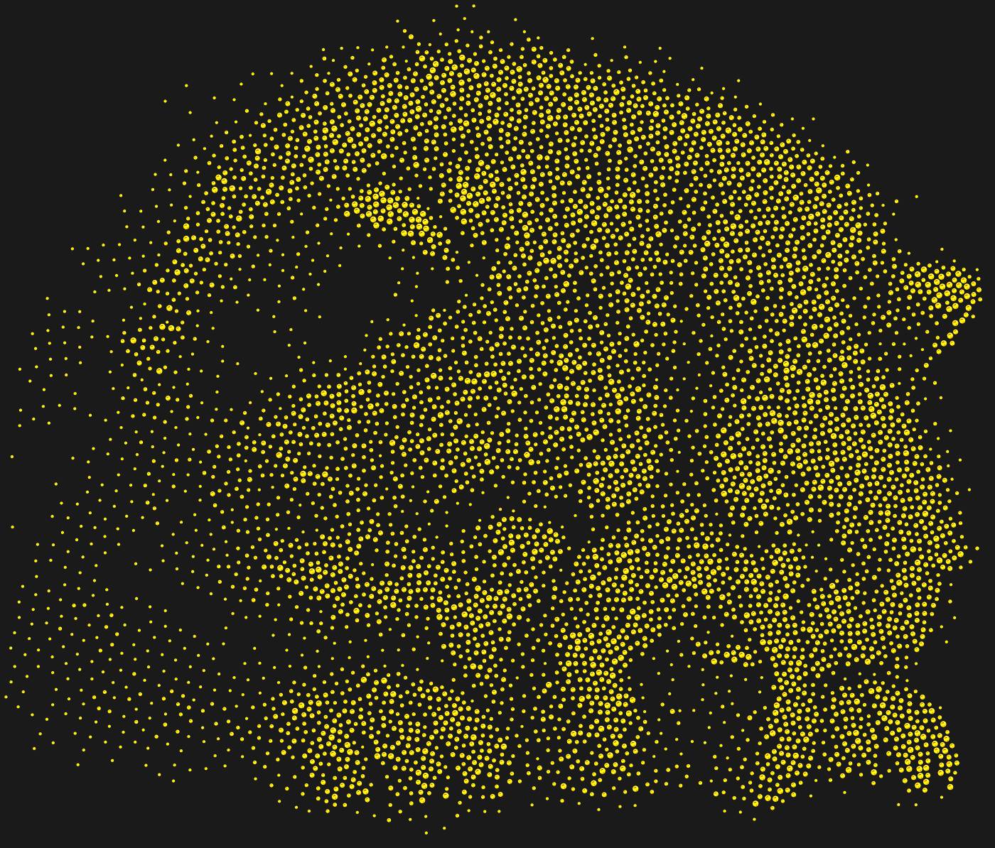 Трафарет Спящий чау-чау — CHOWSLEEP1