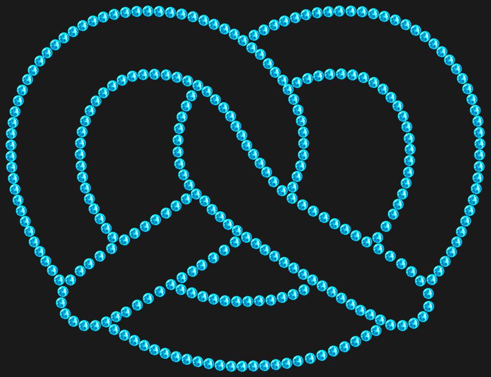 Трафарет Pretzel — RHT_PRETZEL1_SS10_AQUAMARINE