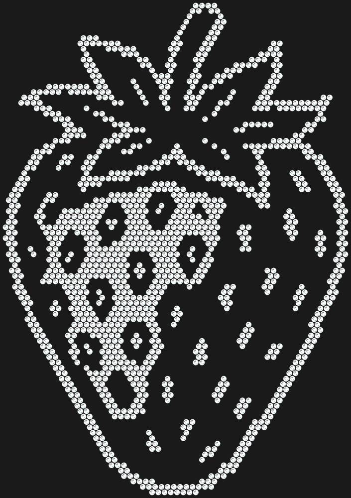 Трафарет Strawberry — RHT_STRAWBERRY1_SS16_CRYSTAL_CLEAR