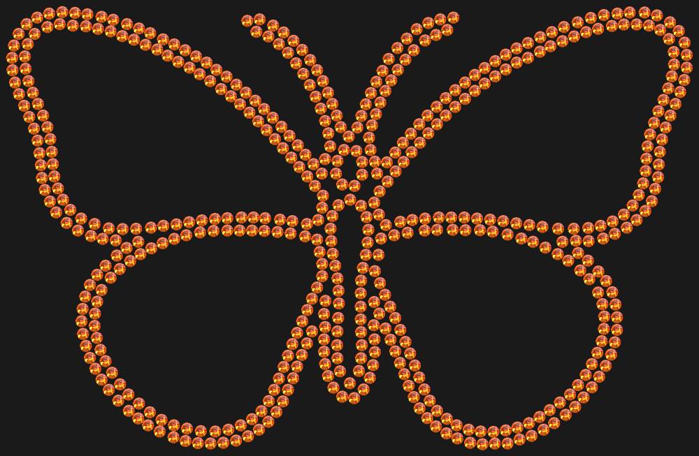 Трафарет Butterfly — RHT_BUTTERFLY1_SS10_RED_VOLCANO