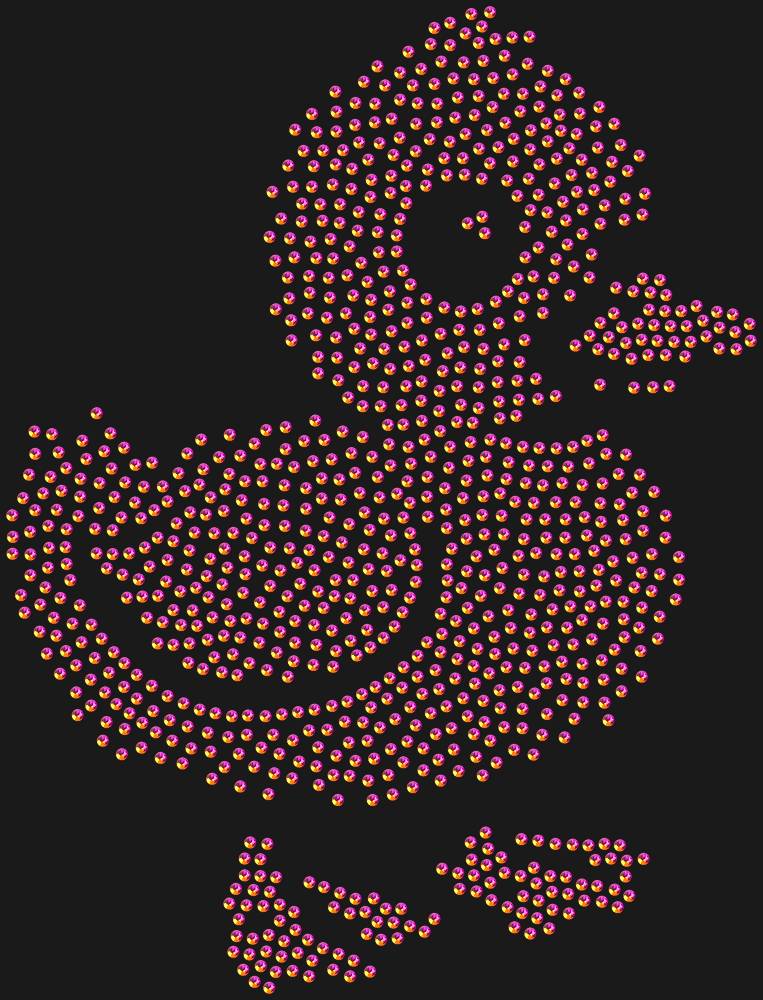 Трафарет Duckling — RHT_DUCKLING1_SS10_RAINBOW
