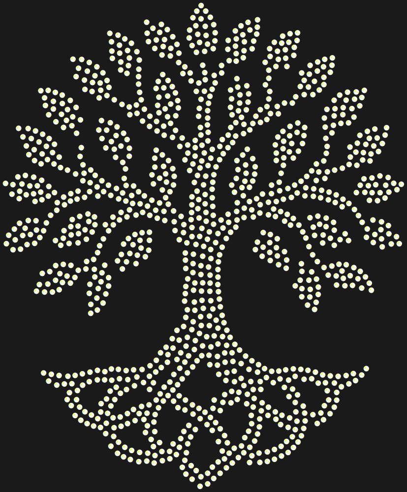 Трафарет Tree of Life — RHT_TREEOFLIFE1_SS16_CRYSTAL_AB