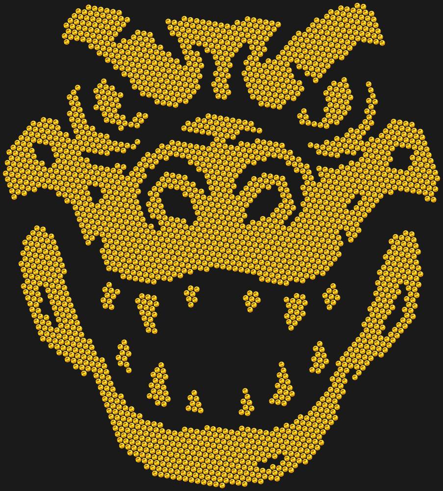 Трафарет Alligator head — RHT_CROCODILE1_SS10_TOPAZ