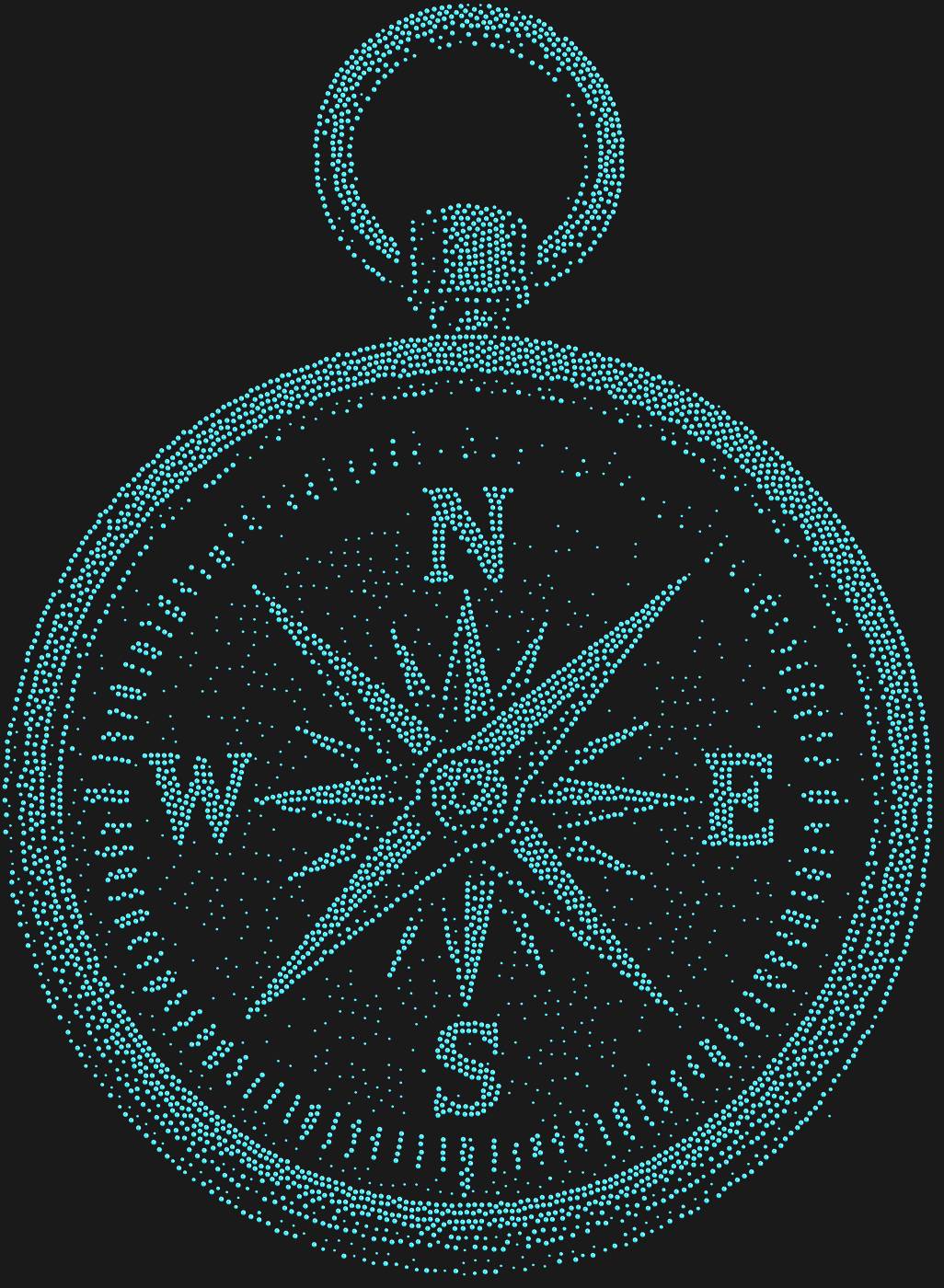 Трафарет Компас — COMPASS2