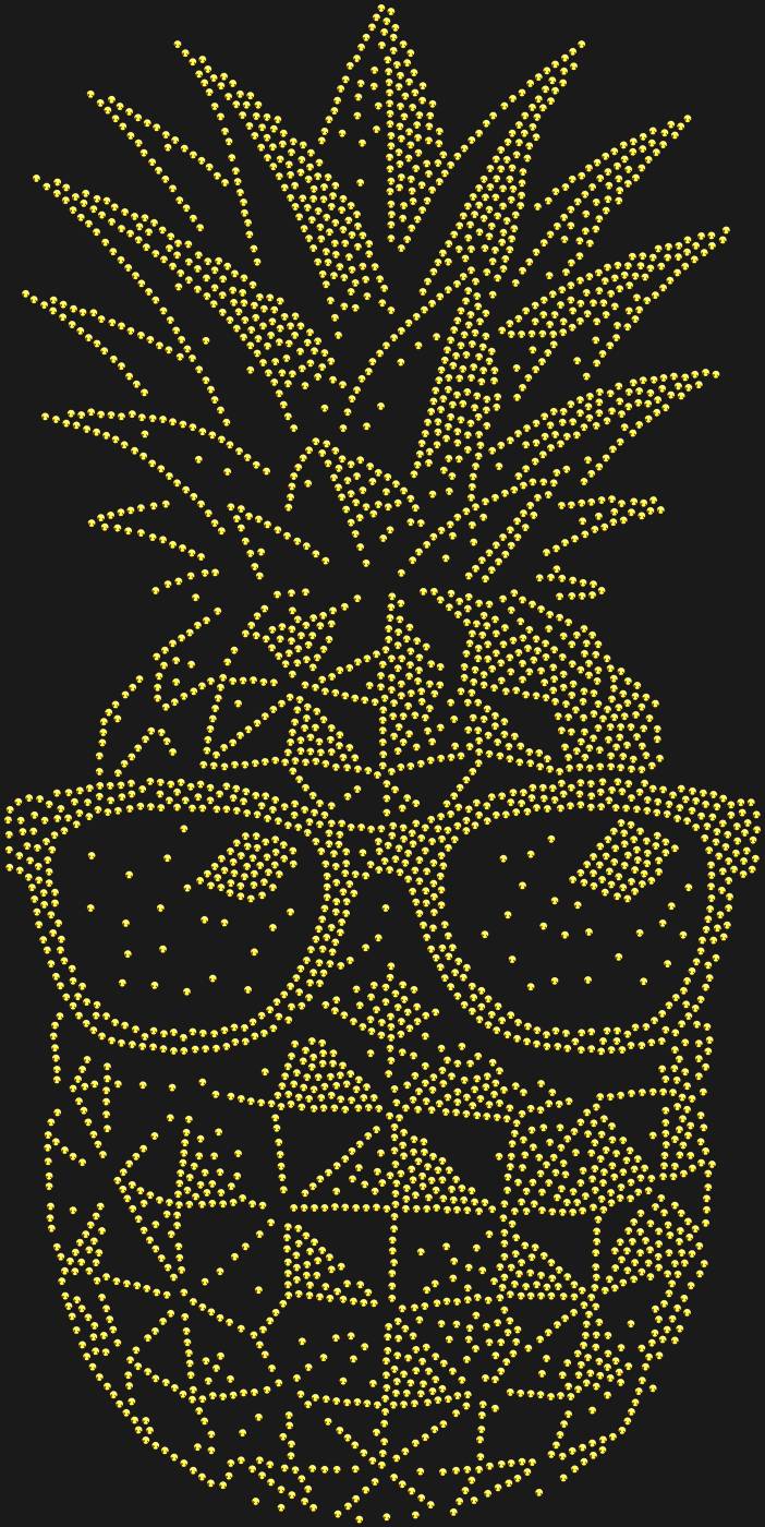 Трафарет Ананас в очках — PINEAPPLEGLASSES1