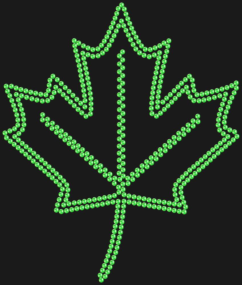 Трафарет Maple leaf — RHT_MAPLE1_SS10_LT_PERIDOT