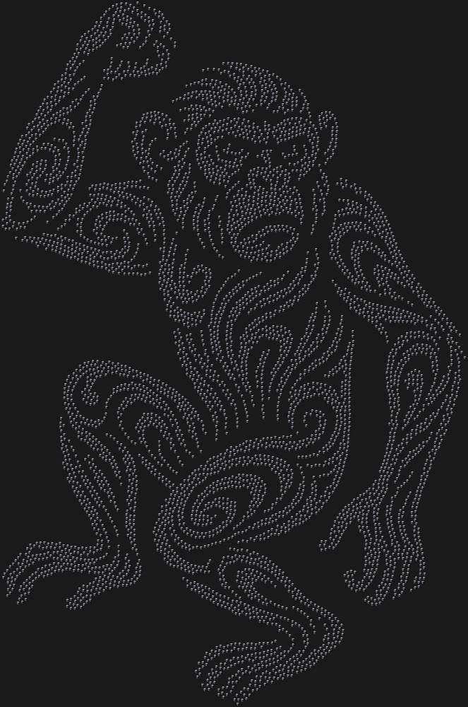 Трафарет Обезьяна — RHT_MONKEY1_SS16_JET_BLACK