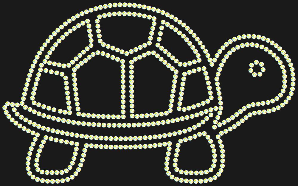 Трафарет Turtle — RHT_TURTTLE1_SS10_CRYSTAL_AB