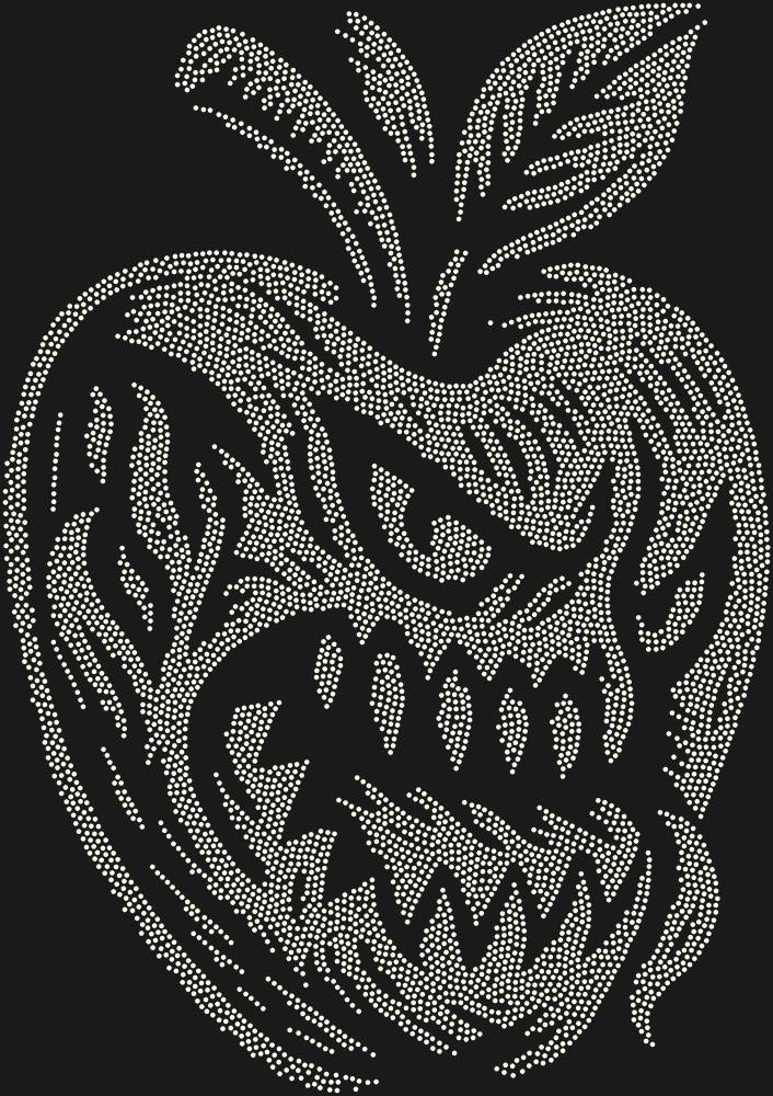 Трафарет Apple monster — RHT_APPLEMONSTER1_SS3_CRYSTAL_AB