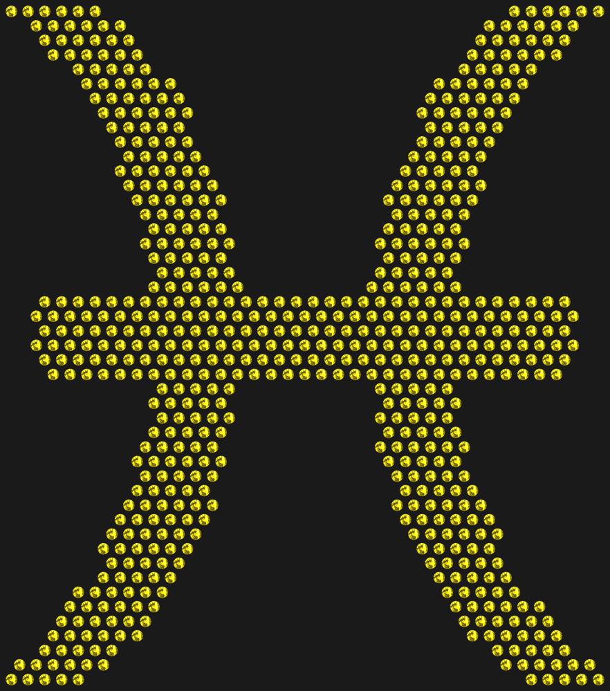 Трафарет Pisces zodiac sign — RHT_ZODIACPISCES1_SS16_OLIVE