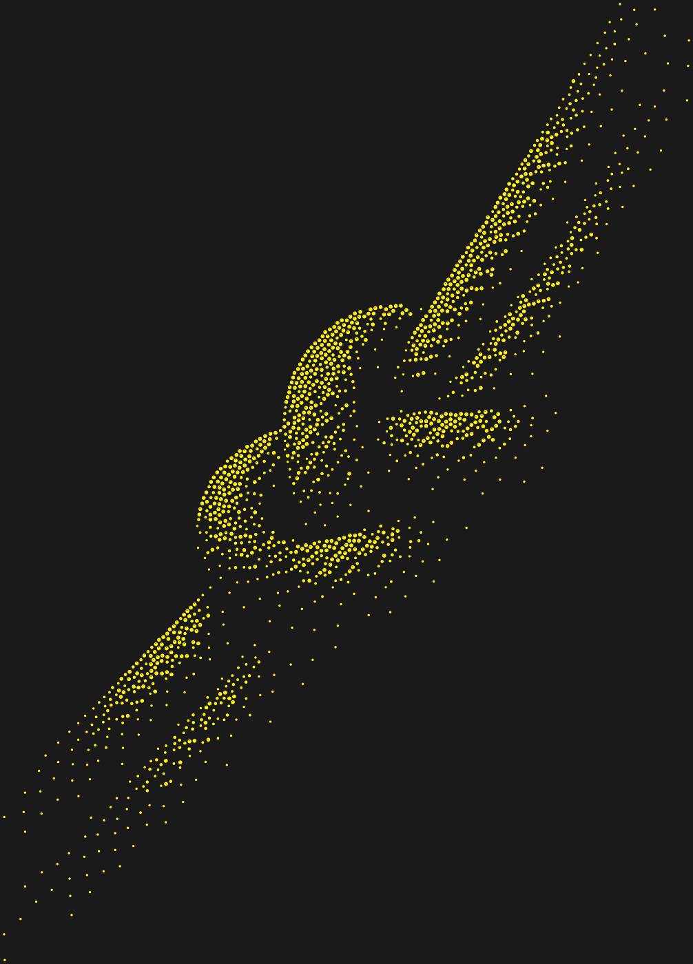 Трафарет Веревка с узлом — ROPEKNOT1