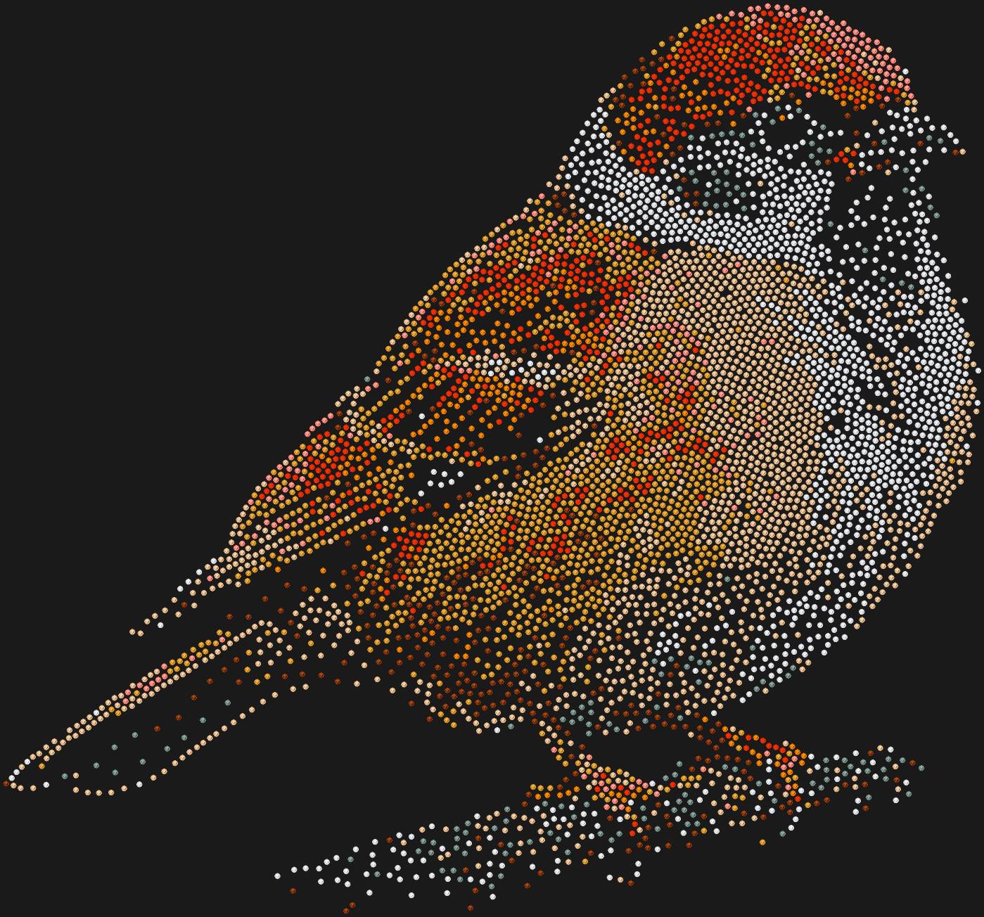 Трафарет Воробей — SPARROW1