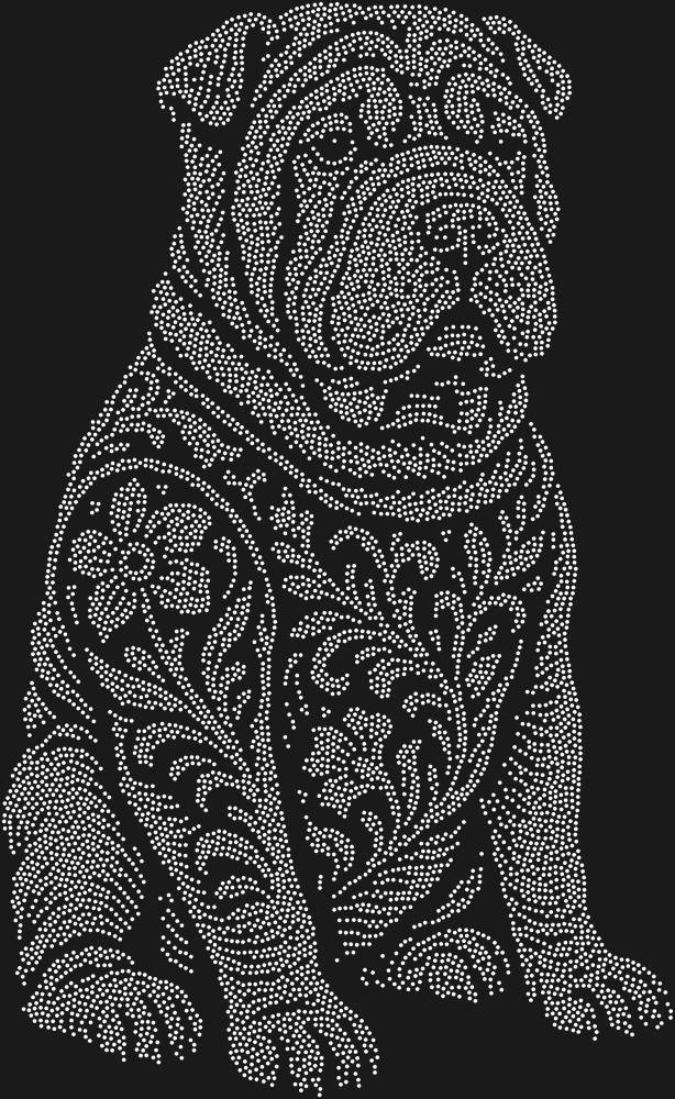 Трафарет Шарпей — RHT_DOG5_SS20_CRYSTAL_CLEAR