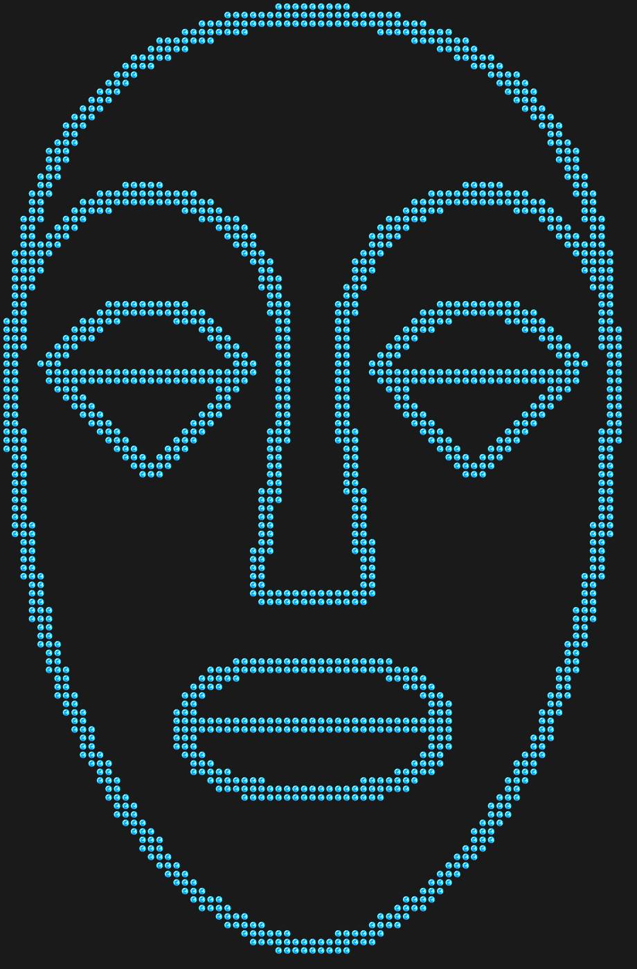 Трафарет Маска Ашанти — ASHANTIMASK1