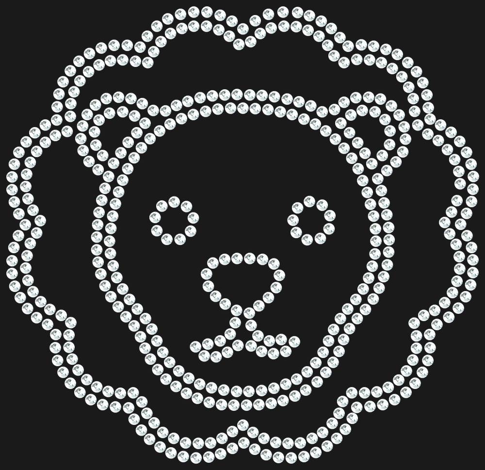 Трафарет Leo — RHT_LION2_SS6_CRYSTAL_CLEAR