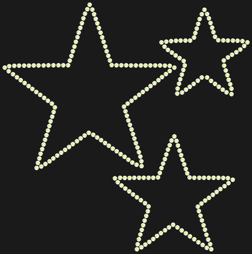 Трафарет Stars — RHT_STARS1_SS6_CRYSTAL_AB