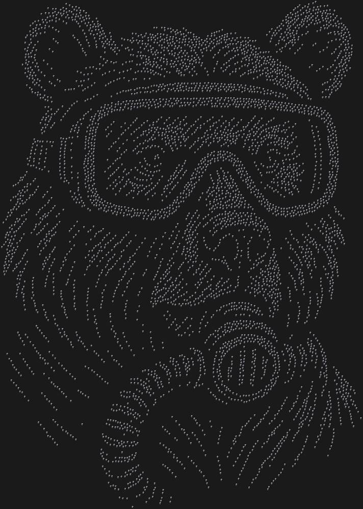 Трафарет Медведь с аквалангом — RHT_BEAR2_SS16_JET_BLACK