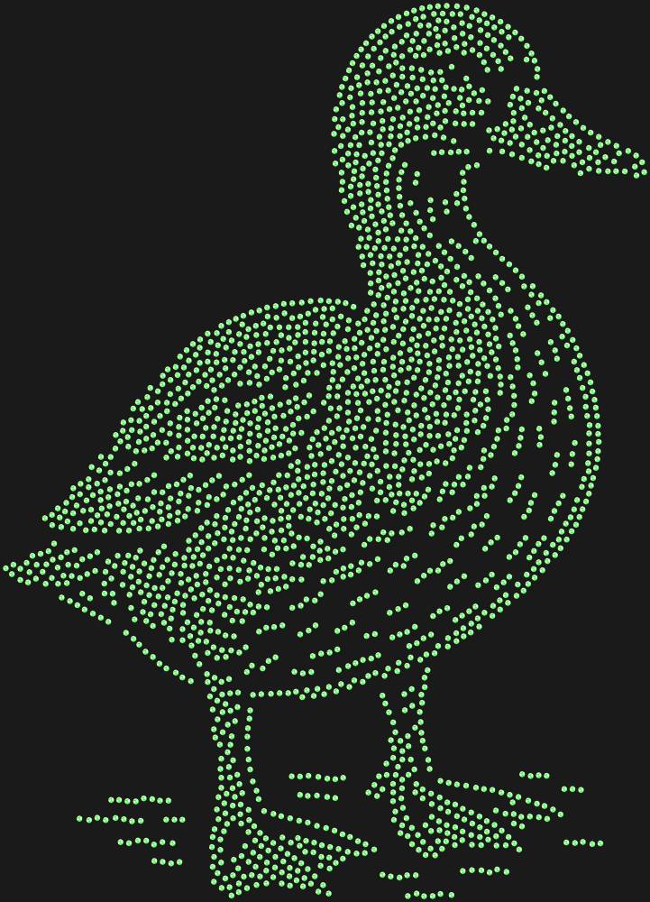 Трафарет Duck — RHT_DUCK1_SS10_LT_PERIDOT