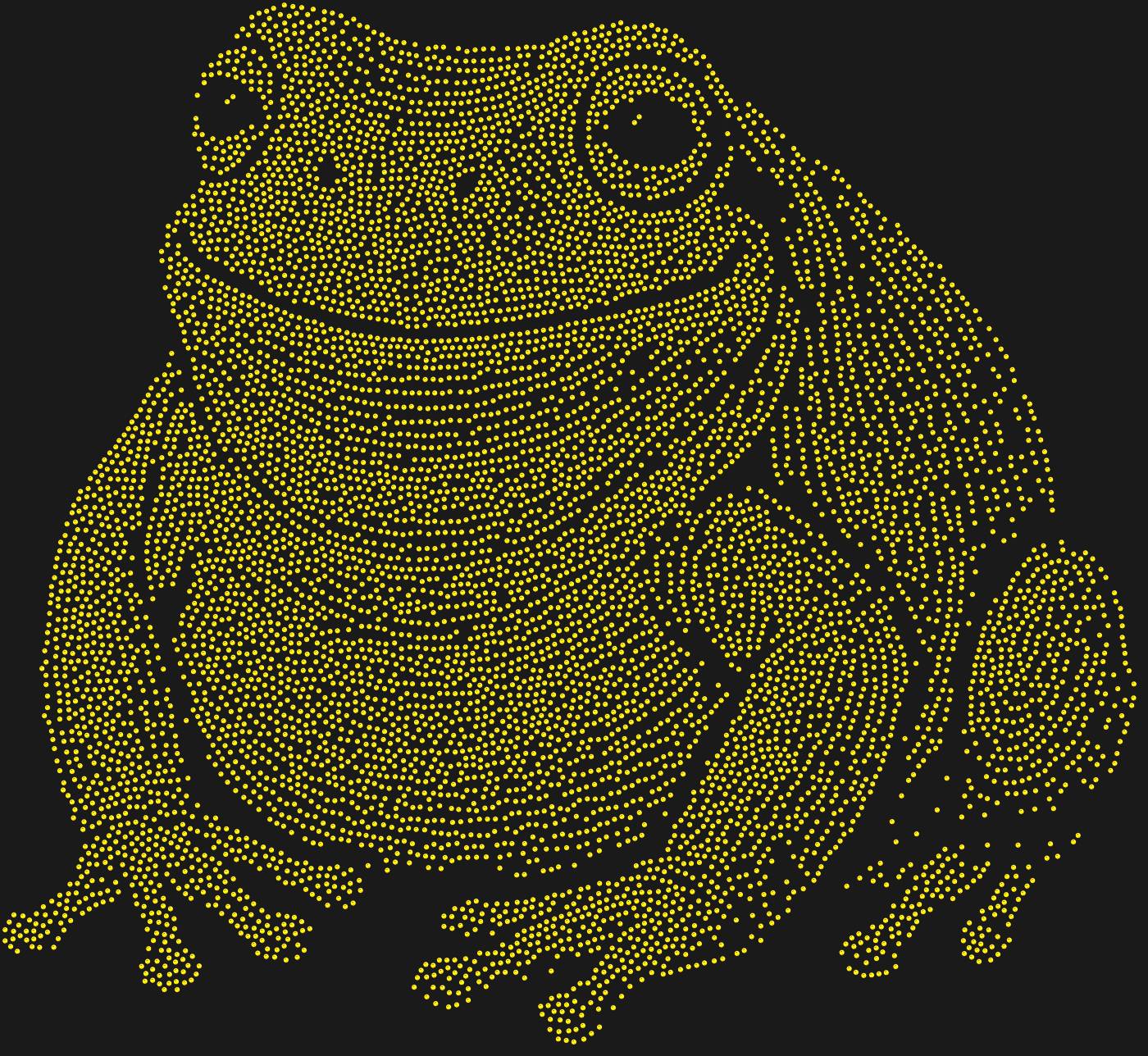 Трафарет Австралийская квакша — FROGSMILE1