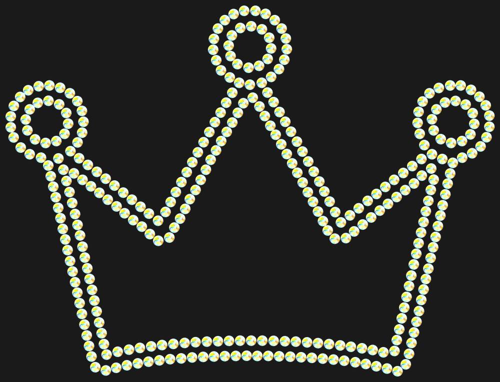 Трафарет Crown — RHT_CROWN1_SS20_CRYSTAL_AB