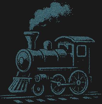 Рисунок из страз «Паровоз» — почти 4500 искрящихся кристаллов оживят на холсте мчащийся локомотив, оставляя за собой шлейф мерцающего дыма и детских мечтаний.