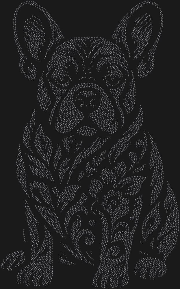 Трафарет Французский бульдог — RHT_FRENCHBULLDOG1_SS4_JET_BLACK