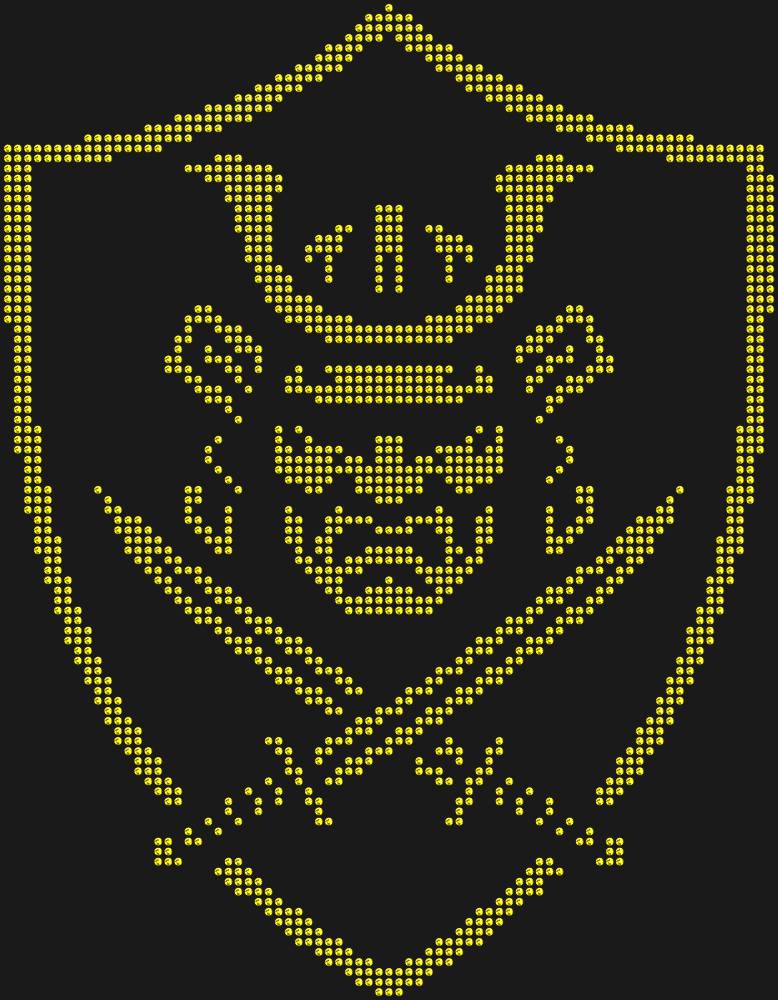 Трафарет Samurai shield — RHT_SAMURAI1_SS10_OLIVE