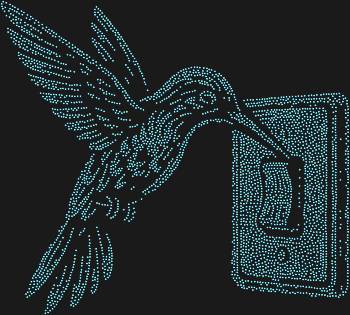 Трафарет по номерам «Колибри». 3705 страз. Энергия жизни в одном мгновении: эта птица не просто машет крыльями, а словно запускает новый день, полёт и идею.