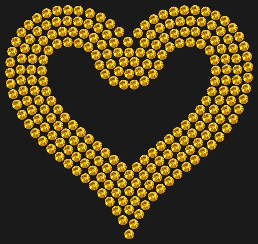 Трафарет Outline heart — RHT_HEART3_SS10_TOPAZ