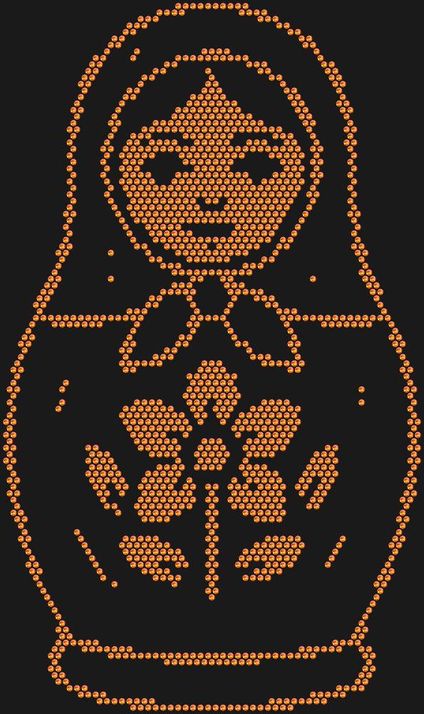 Трафарет Matryoshka doll — RHT_MATRYOSHKA1_SS16_RED_VOLCANO