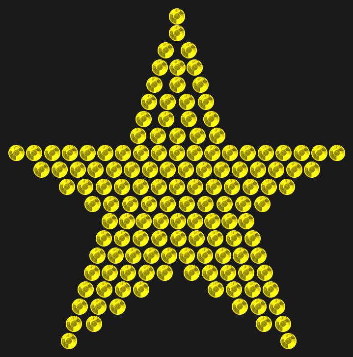 Трафарет Mini Star Classic — RHT_STAR3_SS10_CITRINE