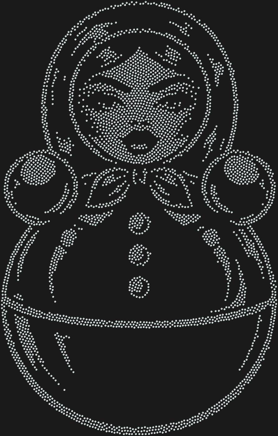 Трафарет Неваляшка в латексе — LATEXDOLL1