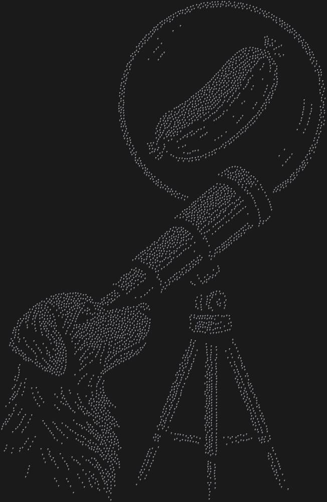 Трафарет Astronomer-dog — RHT_DOG6_SS4_JET_BLACK