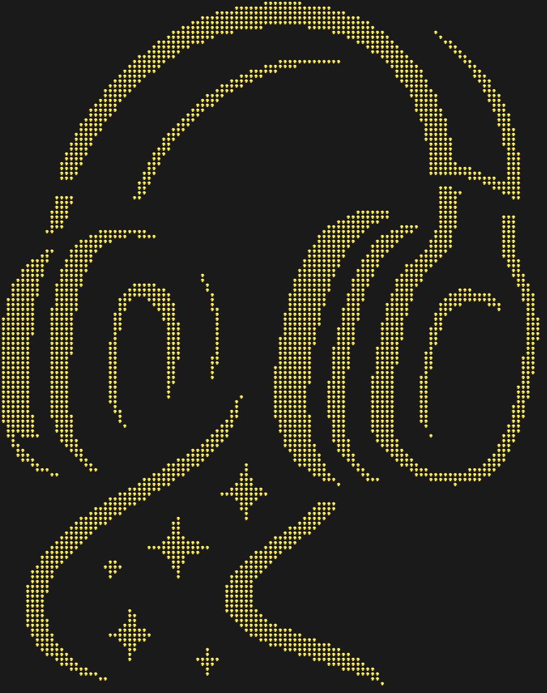 Трафарет Наушники — HEADPHONESTARS1