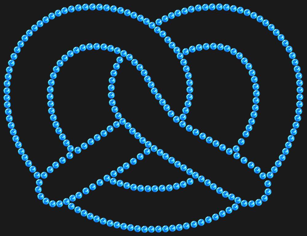 Трафарет Pretzel — RHT_PRETZEL1_SS10_LT_SAPPHIRE