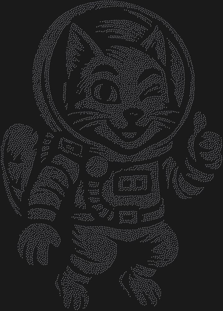 Трафарет Кот в космосе — RHT_CATSPACE1_SS3_JET_BLACK