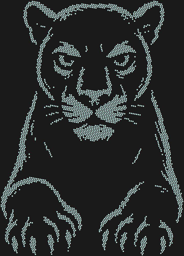 Трафарет Panther — RHT_PANTHER1_SS16_CRYSTAL_AB_DMC