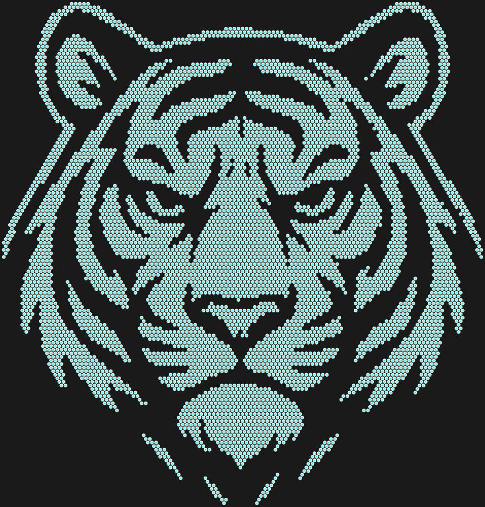 Трафарет Tiger — RHT_TIGER1_SS20_CRYSTAL_AB_DMC