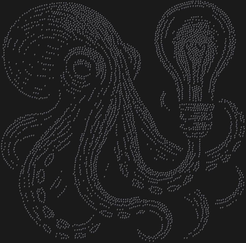 Трафарет Осьминог с лампой Эдисона — RHT_OCTOPUS1_SS16_JET_BLACK