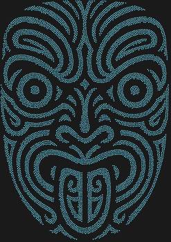 Рисунок из страз по номерам: «Маска Хака маори», созданный из 7330 сияющих страз, раскроет огненную энергию древних воинов, запечатленную в каждом сверкающем блике.