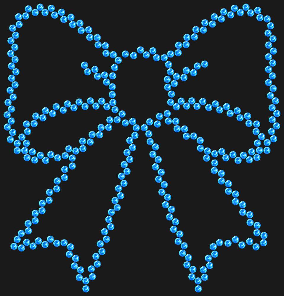 Трафарет Bow — RHT_BOW1_SS10_LT_SAPPHIRE