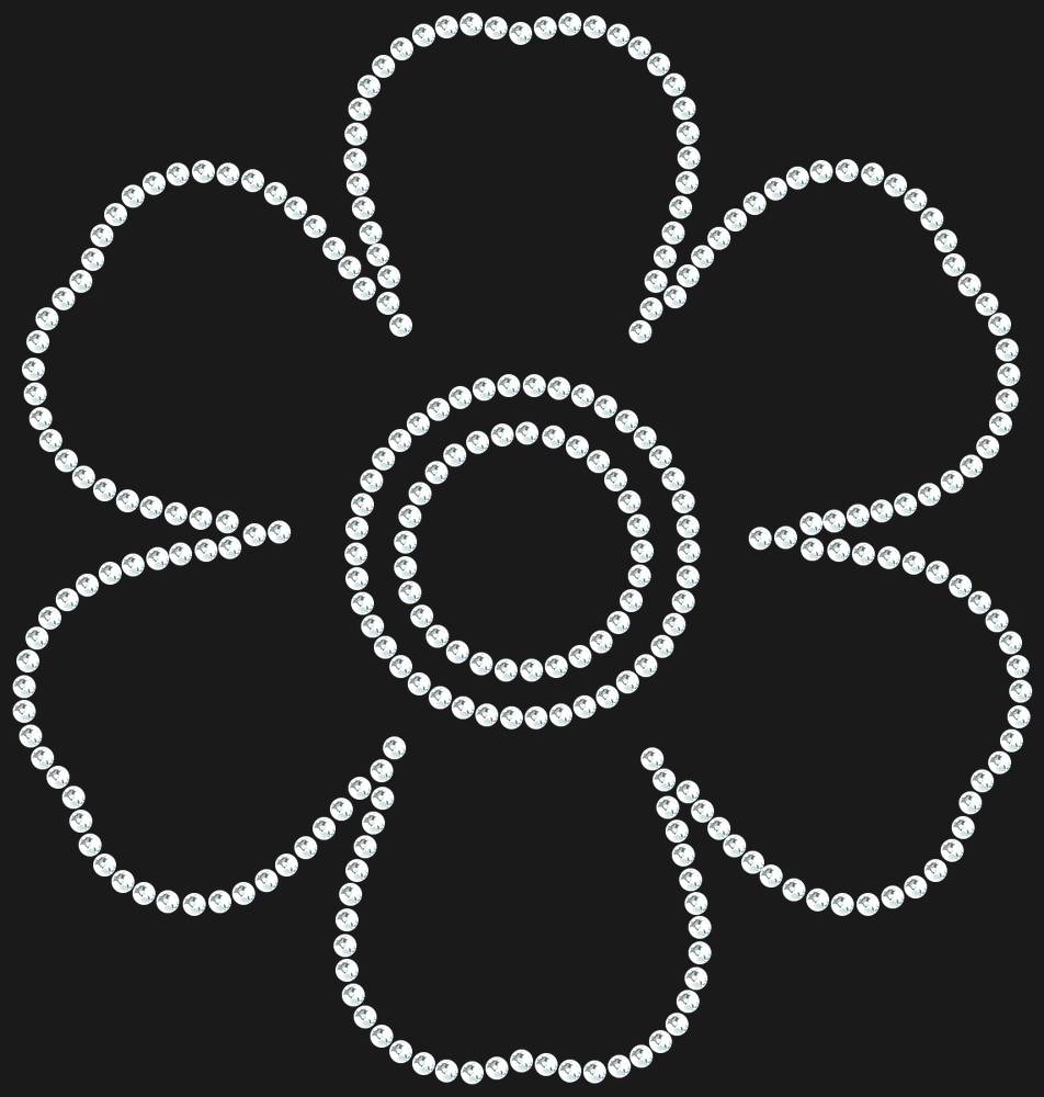 Трафарет Forget-me-not — RHT_FLOWER3_SS6_CRYSTAL_CLEAR