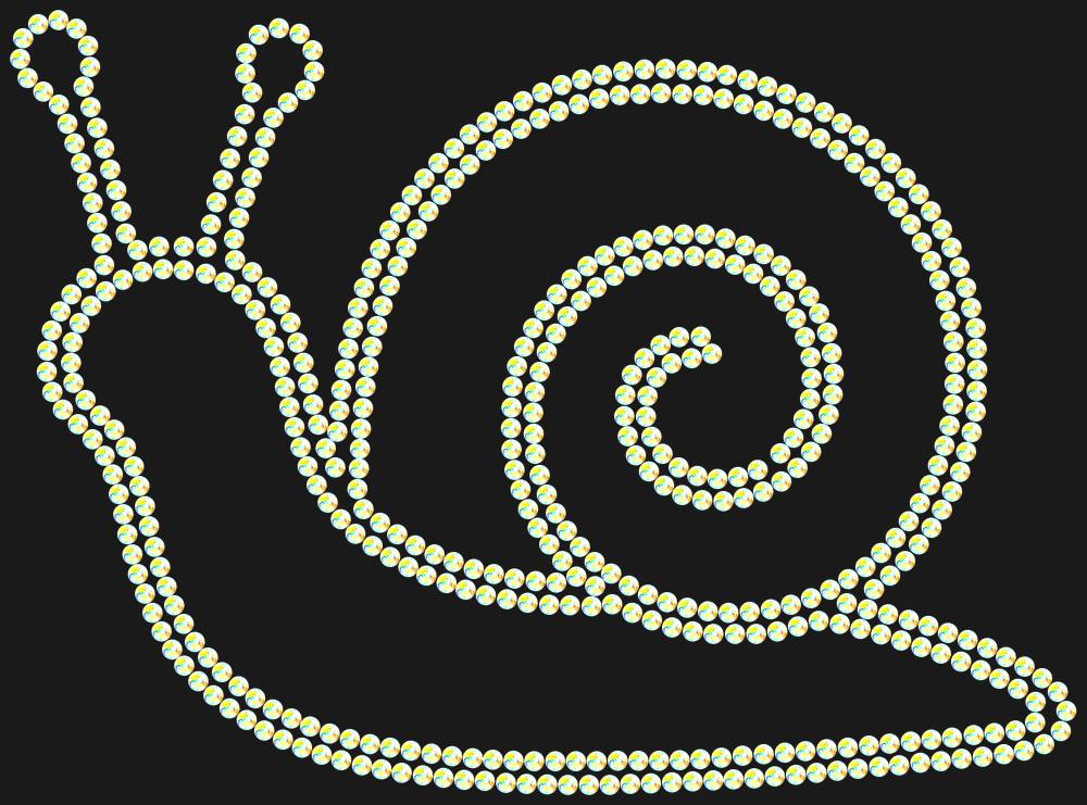 Трафарет Snail — RHT_SNAIL1_SS12_CRYSTAL_AB