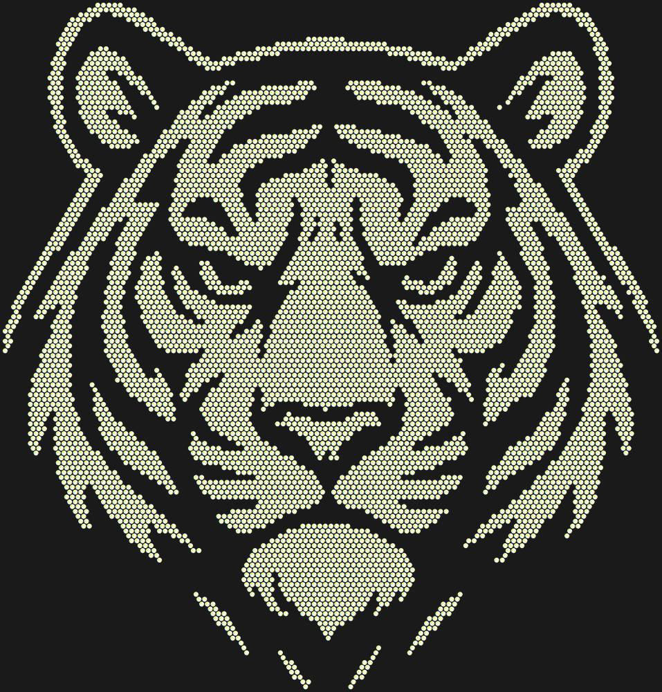 Трафарет Tiger — RHT_TIGER1_SS6_CRYSTAL_AB
