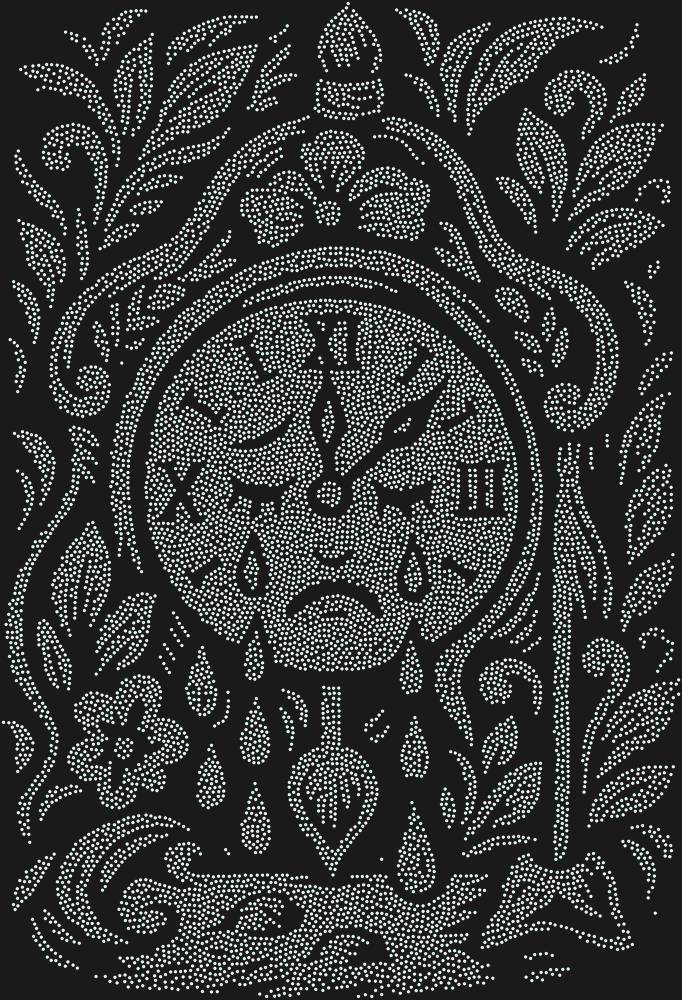 Трафарет The clock that could cry — RHT_CRYINGCLOCK1_SS3_CRYSTAL_AB_DMC