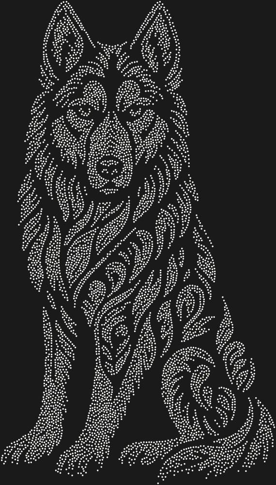 Трафарет Хаски — RHT_HUSKY1_SS4_CRYSTAL_AB