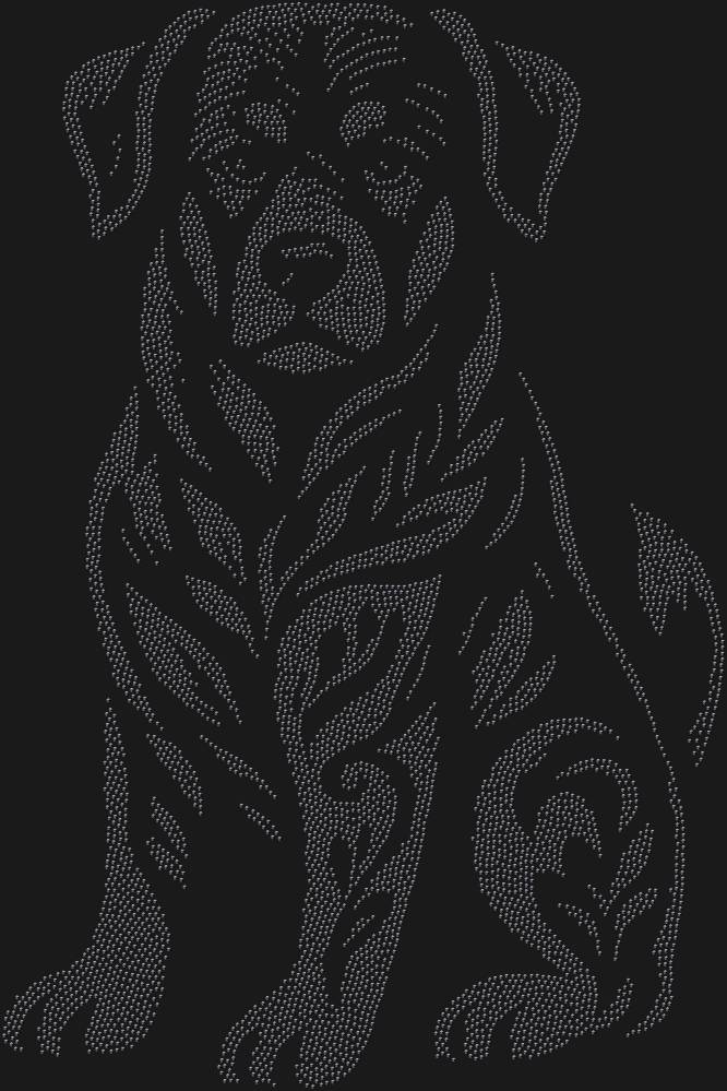 Трафарет Rottweiler — RHT_ROTTWEILER1_SS8_JET_BLACK