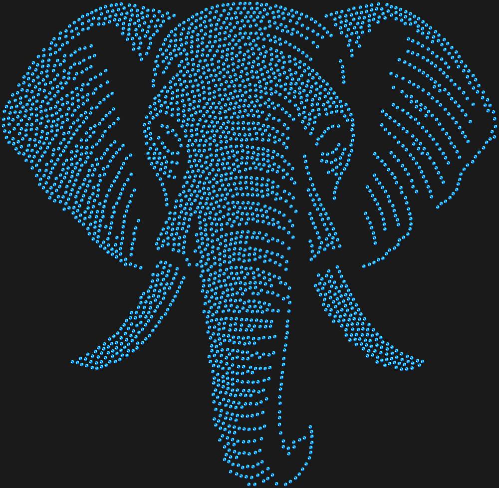 Трафарет Слон — RHT_ELEPHANT1_SS10_SAPPHIRE
