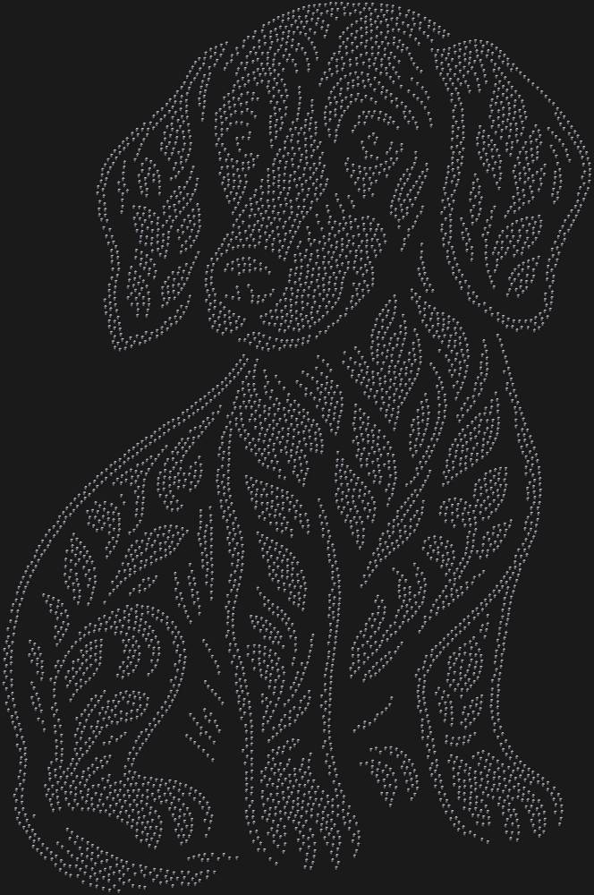 Трафарет Dachshund puppy — RHT_DACHSHUNDPUPPY1_SS6_JET_BLACK